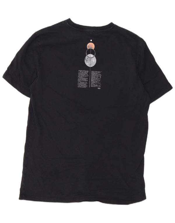 Liu Jo Herre Grafisk T-Shirt Top Lille Sort