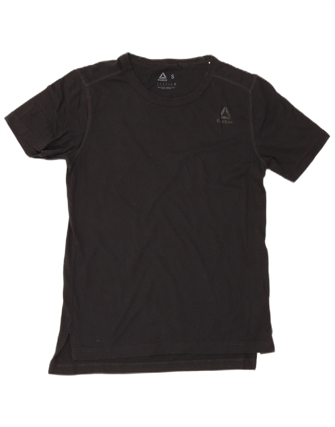 Reebok herre T-shirt top lille sort bomuld