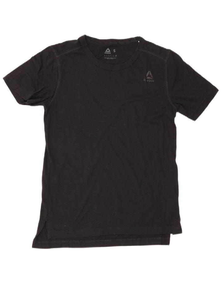 Reebok herre T-shirt top lille sort bomuld