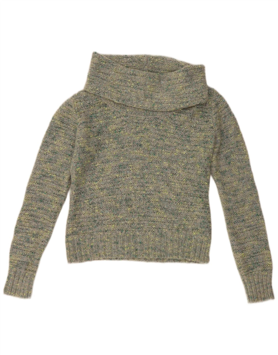 Orsay Dame Roll Neck Jumper Sweater UK 14 Large Multicolored Flecked