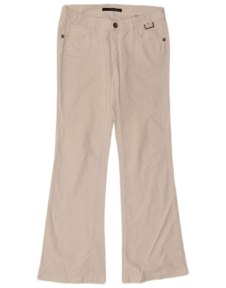 Atos Lombardini Dame Bootcut Jeans W30 L31 Hvid Bomuld
