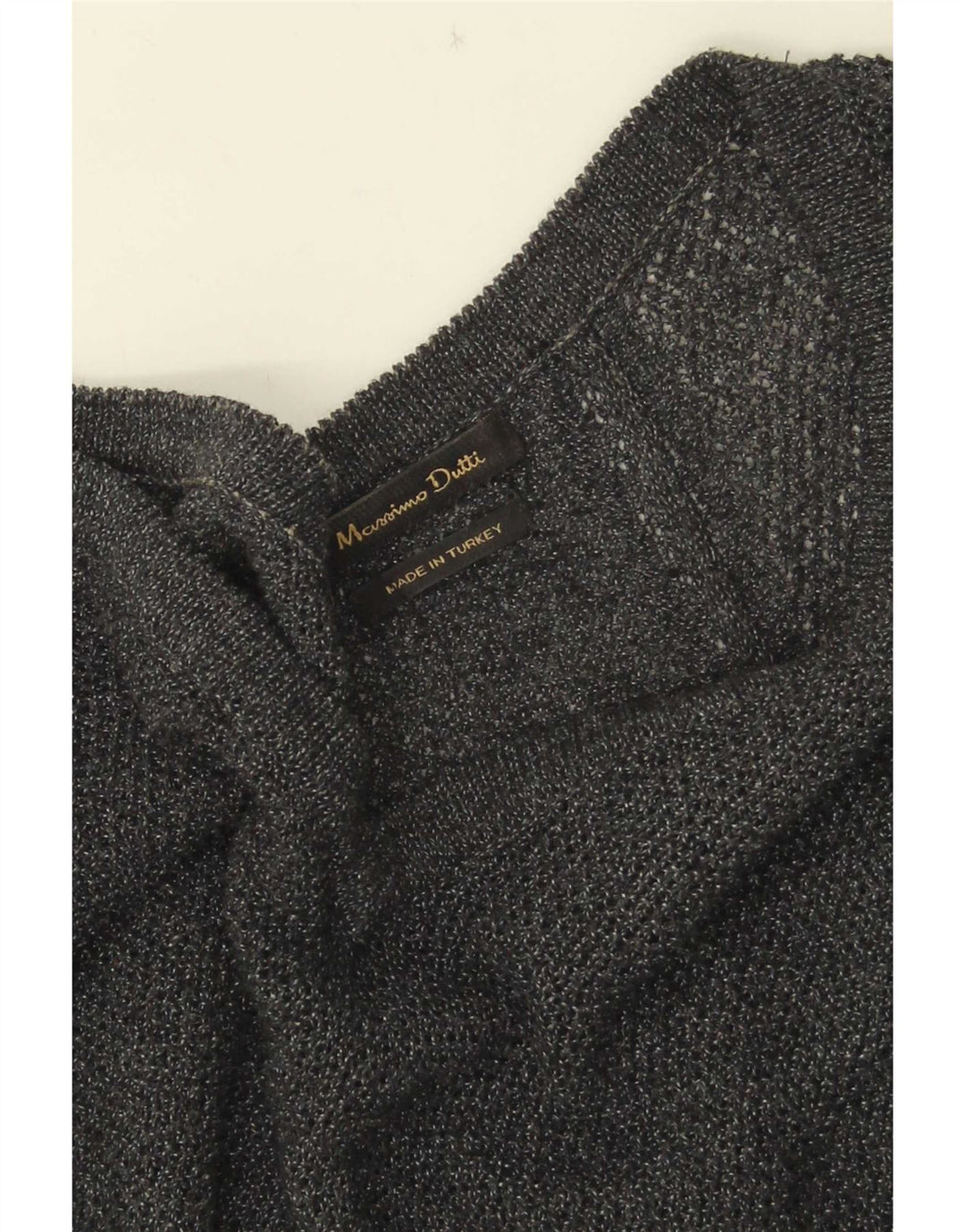 Massimo Dutti Dame Jumper Kjole UK 14 Medium Grå