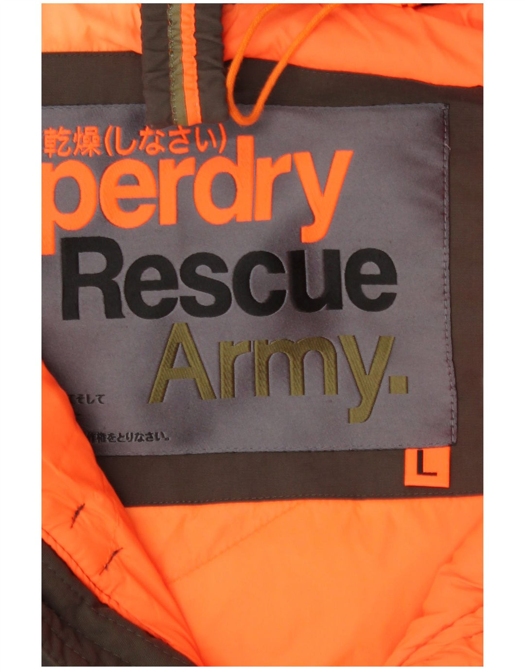 Superdry Herre Polstret Gilet UK 40 Stor brun nylon