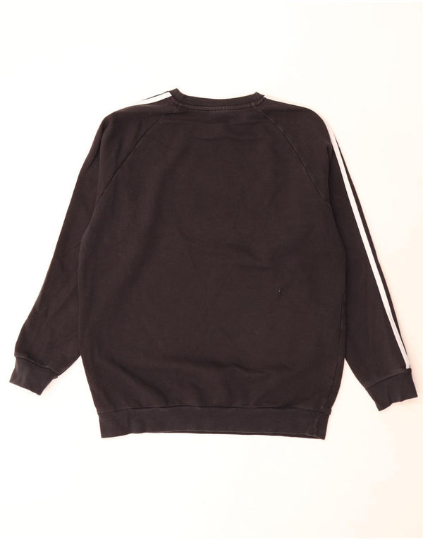 Adidas Dame Oversized Sweatshirt Jumper UK 8/10 Small Black Bomuld