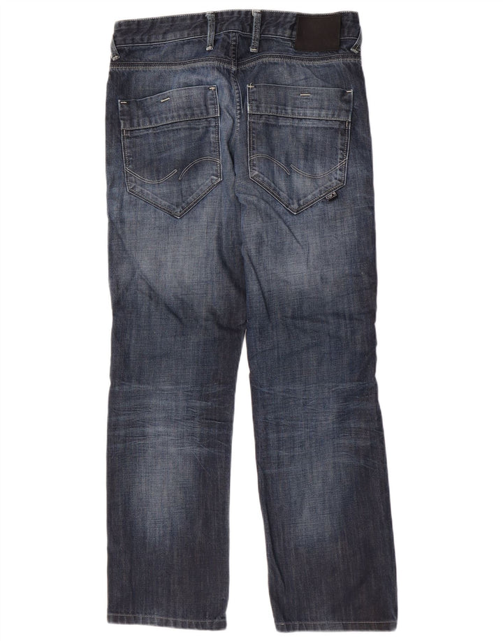 Jack & Jones Straight Jeans til mænd W30 L30 Blå Bomuld