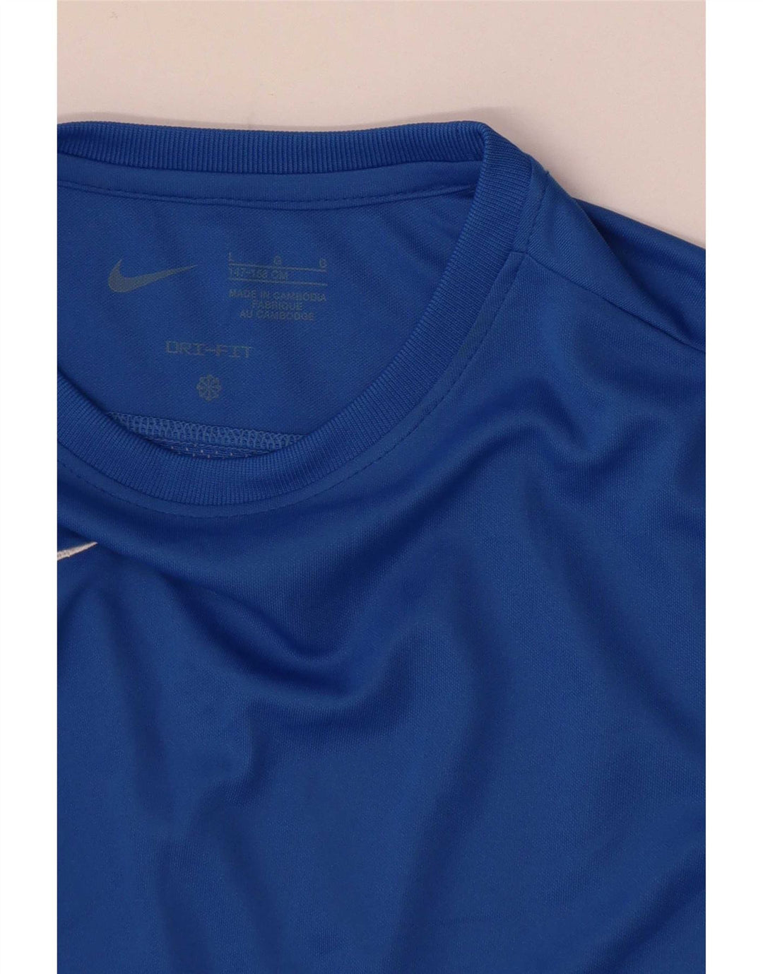 Nike Boys Dri Fit Top Langærmet 12-13 År Stor Blå