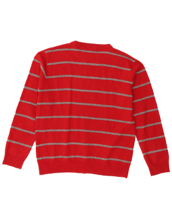 Gant Dame sweater med rund hals DK 14 Stor rødstribet lammeuld