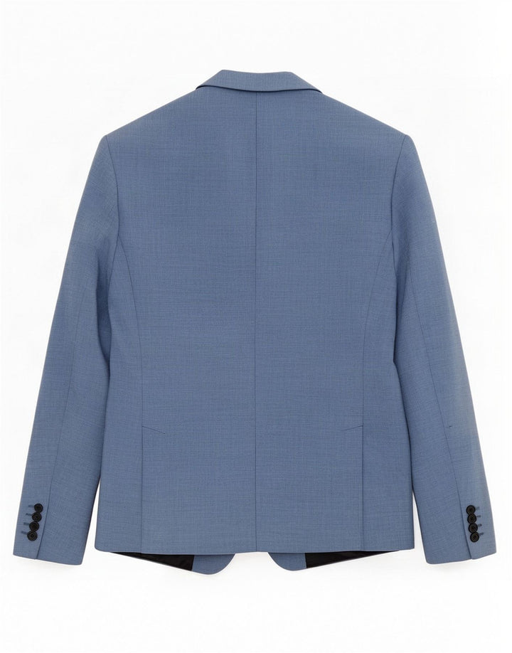 Zara Herre 2-knaps blazerjakke EU 50 Medium Blue
