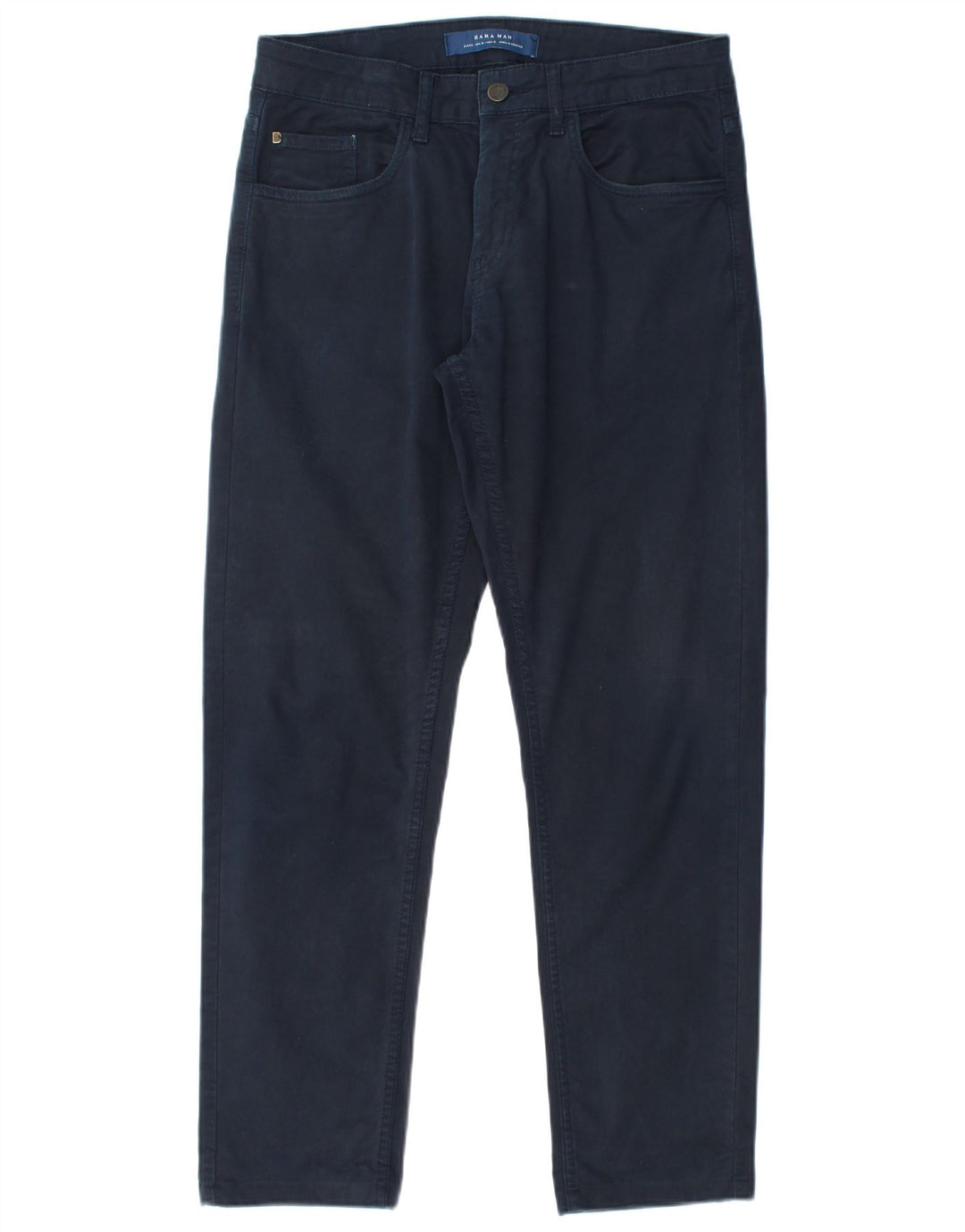 Zara Herre Slim Jeans EU 40 Medium W31 L29 Marineblå