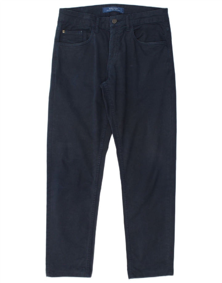 Zara Herre Slim Jeans EU 40 Medium W31 L29 Marineblå