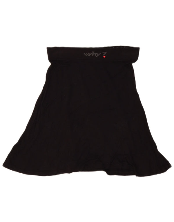 Desigual Kvinders Grafisk A-Line nederdel W32 Large Black Floral
