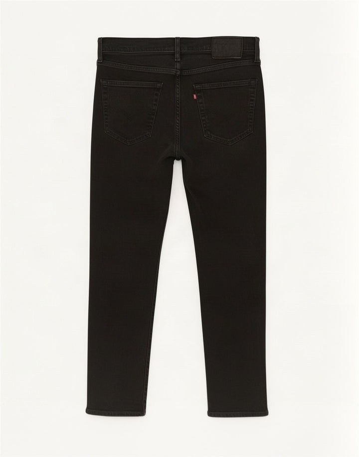 Levi's Slim Jeans til mænd W32 L30 sort bomuld