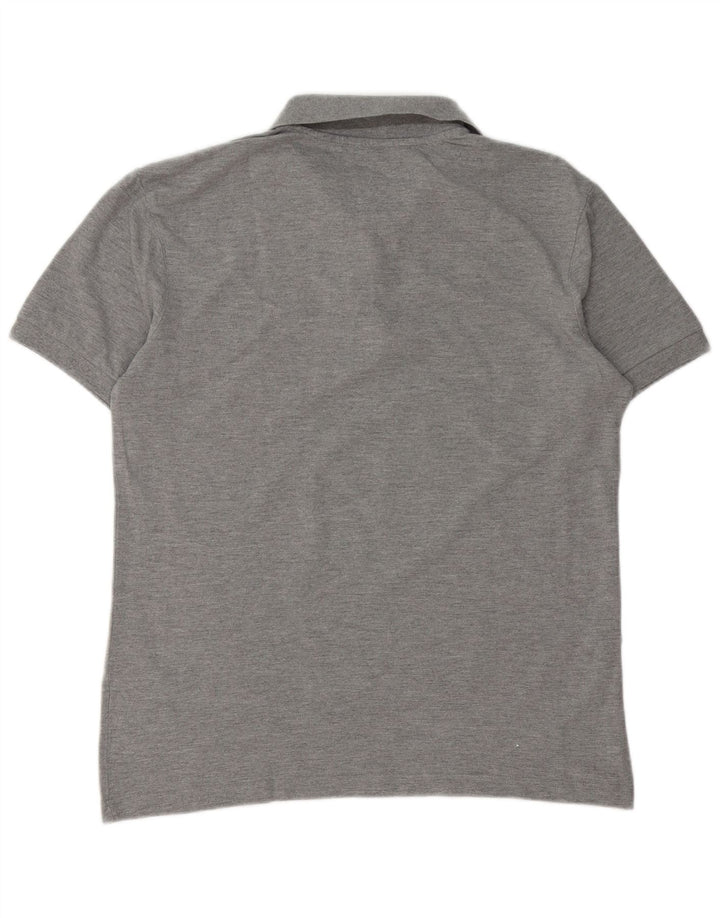 KAPPA Poloshirt til mænd mellemgrå bomuld