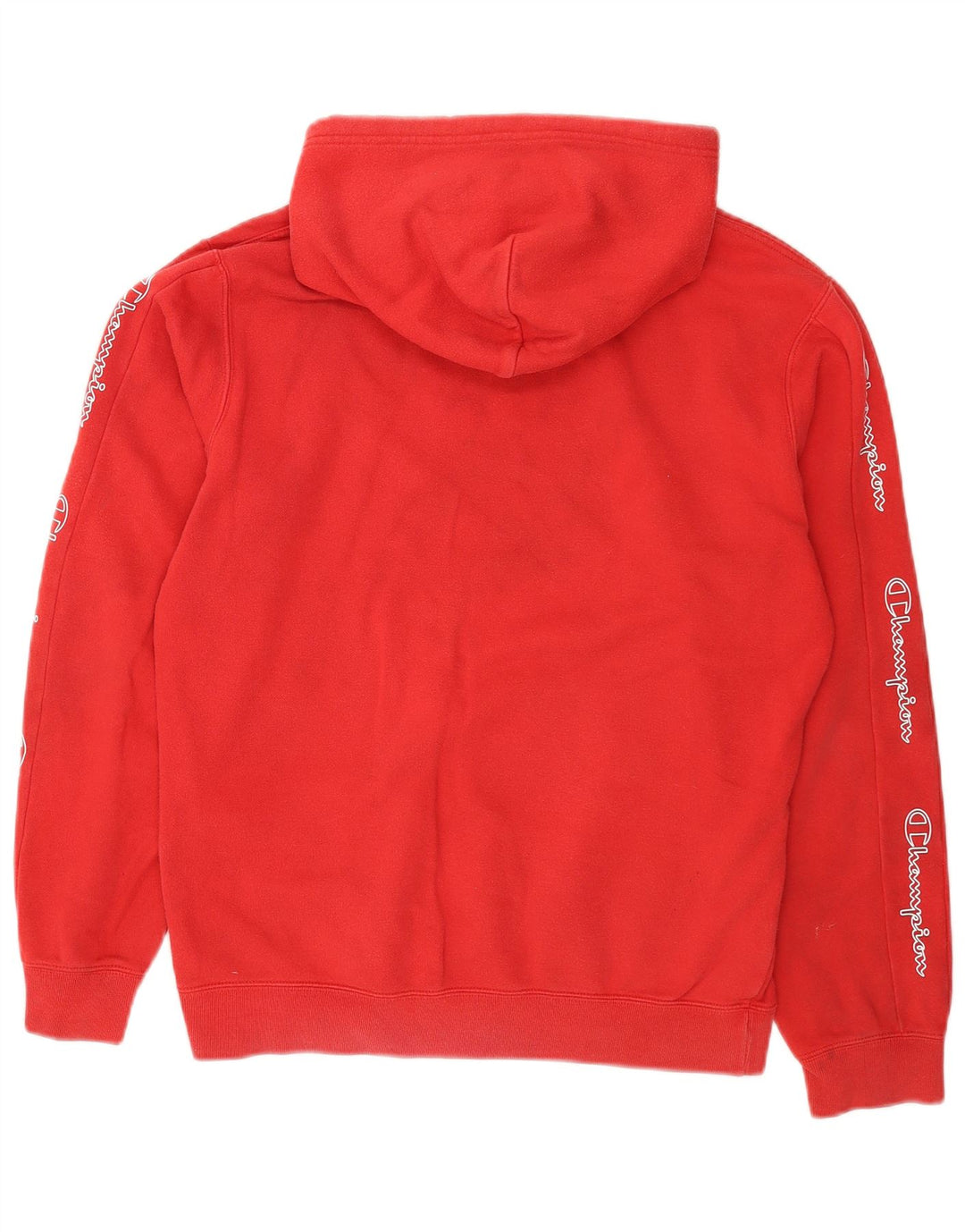Champion Herre grafisk hættetrøje Jumper Medium Rød Bomuld