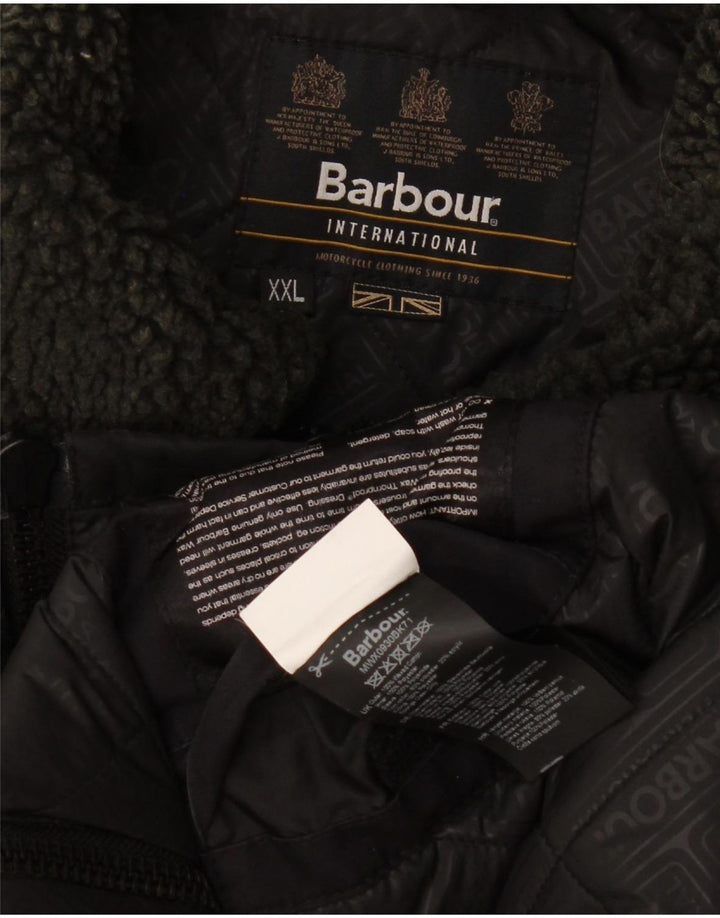 Barbour Herre Sherpa Utility Jacket UK 44 2XL Sort Bomuld