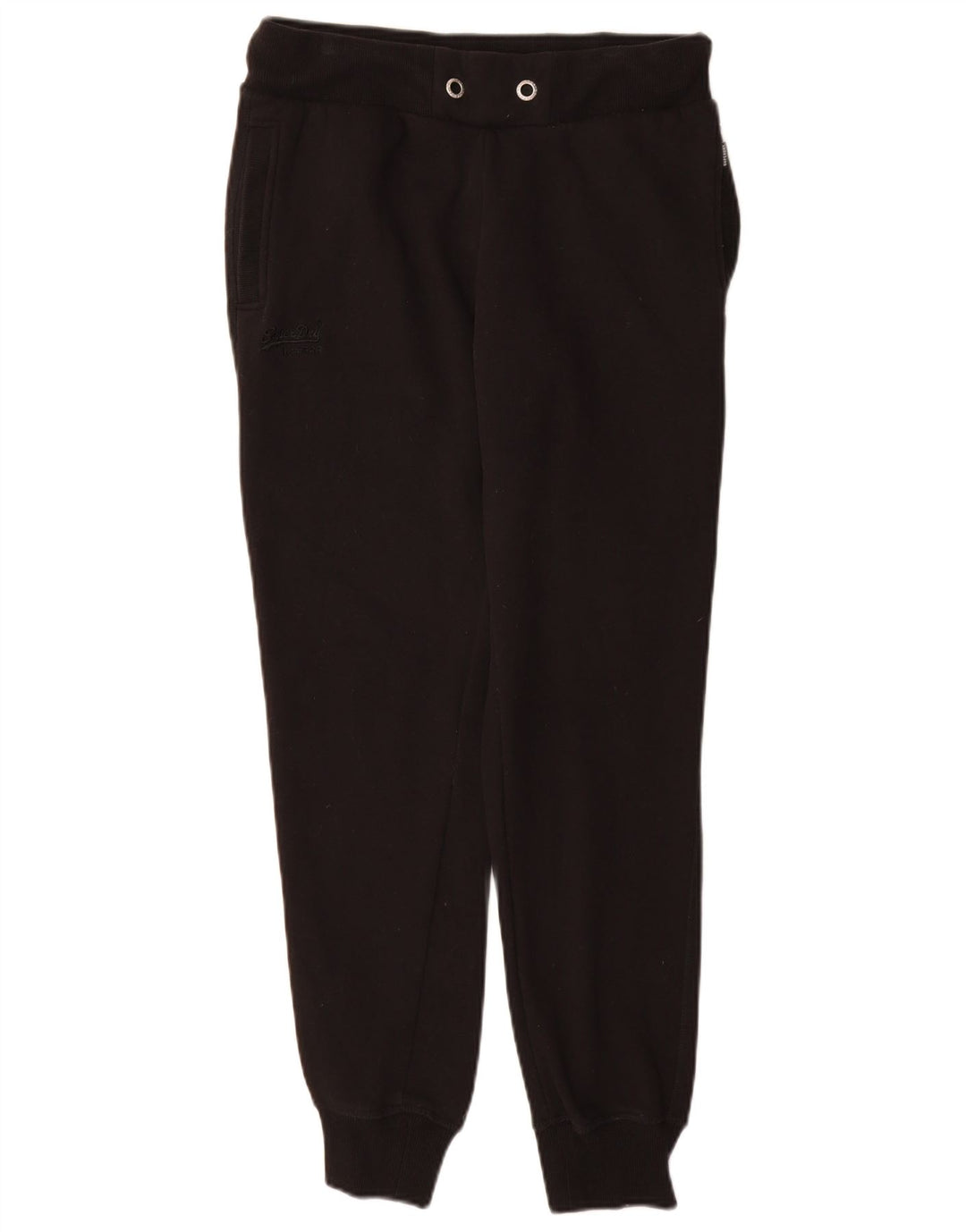 Superdry træningsdragt til kvinder Joggers UK 12 Medium Sort Bomuld
