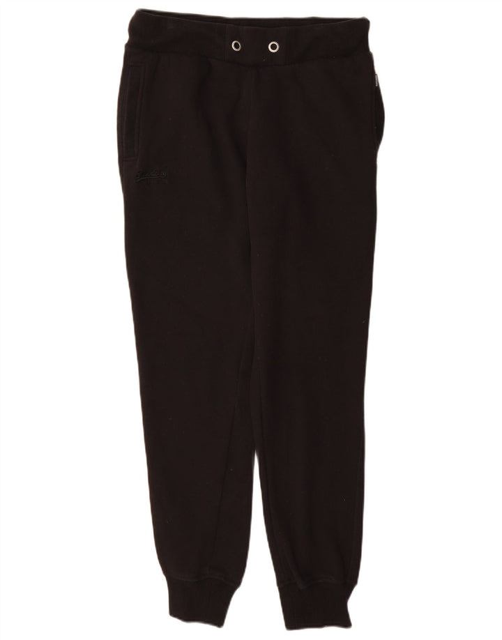 Superdry træningsdragt til kvinder Joggers UK 12 Medium Sort Bomuld
