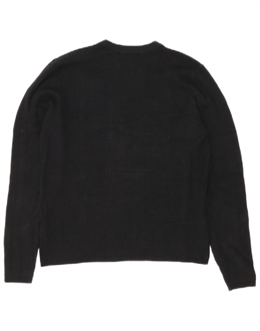Marks & Spencer Dame sweater med rund hals DK 14 Stor sort viskose