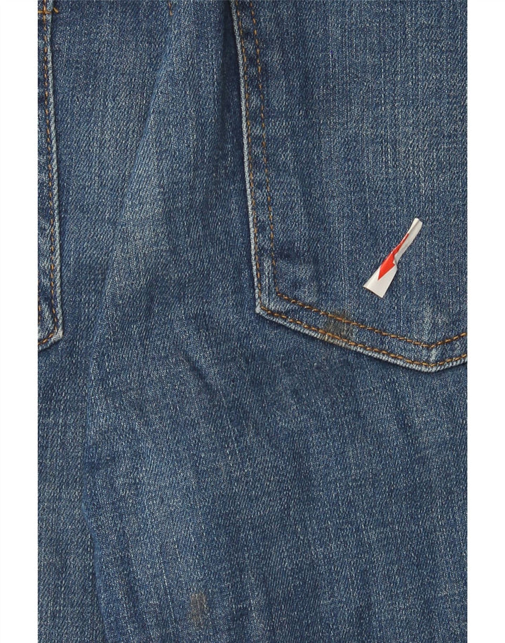 Zara Dame Bootcut Jeans EU 38 Small W28 L27 Marineblå Bomuld
