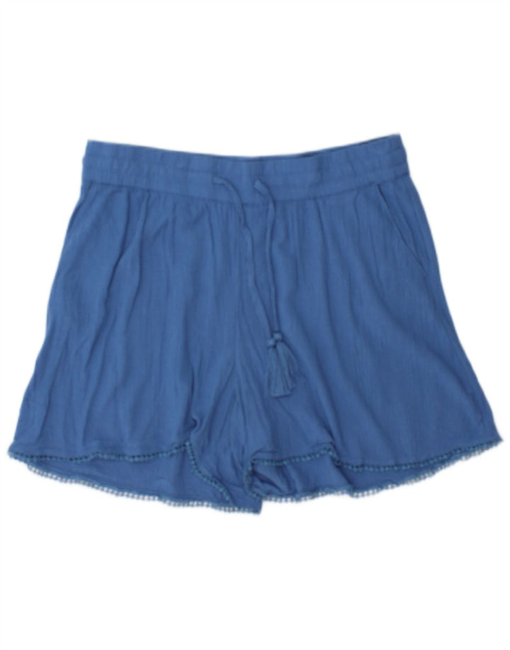 Marks & Spencer Sportsshorts til kvinder UK 12 Medium Blue Viscose