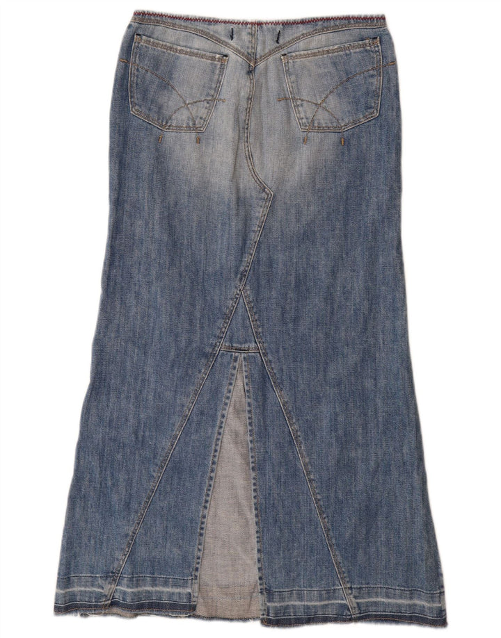 GAS Dame højtaljet denimnederdel lille W27 Blå