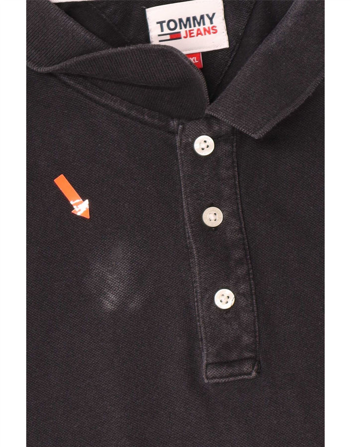 Tommy Hilfiger Herre Polo Shirt 2XL Sort Bomuld