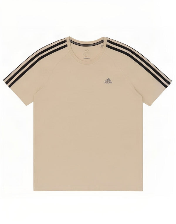 Adidas Mens Clima 365 T-Shirt Top Small Off White Cotton