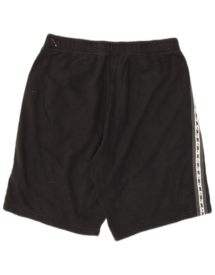 Nike grafiske sportsshorts til mænd, store sorte Colourblock Bomuld