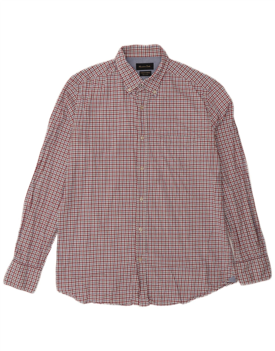 Massimo Dutti Herreskjorte Medium Rød Gingham