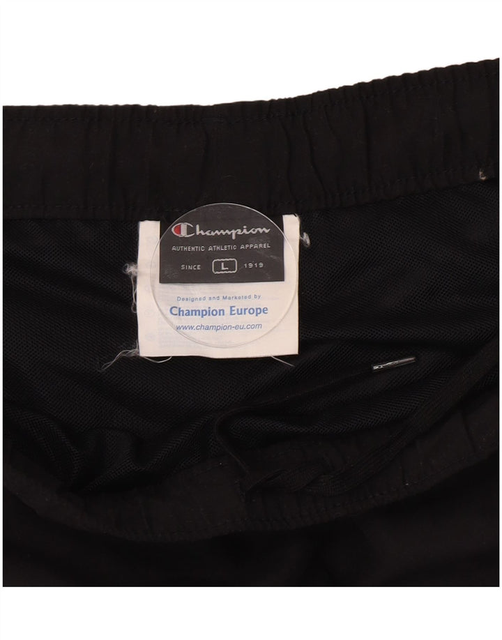 Champion Herre Sportshorts Large Sort Polyester