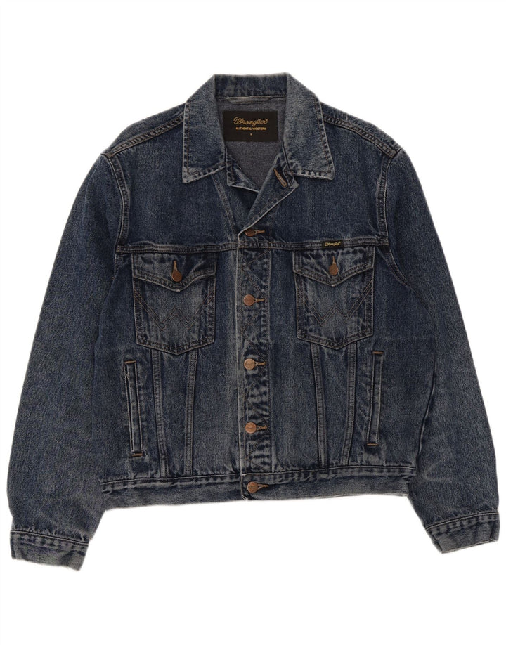 Wrangler Herre denimjakke UK 36 Small Blue Cotton