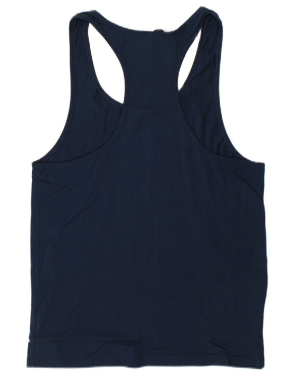 PEPE Jeans Herre Grafisk Vest Top Medium Marineblå Bomuld