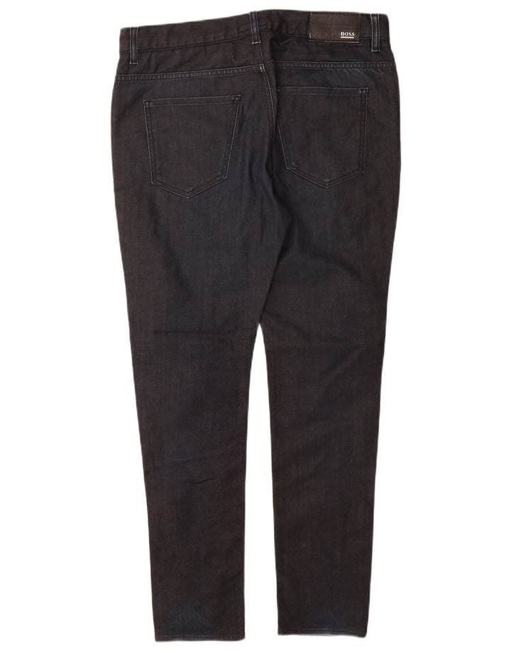 Hugo Boss Skinny Jeans til mænd W34 L30 Marineblå bomuld