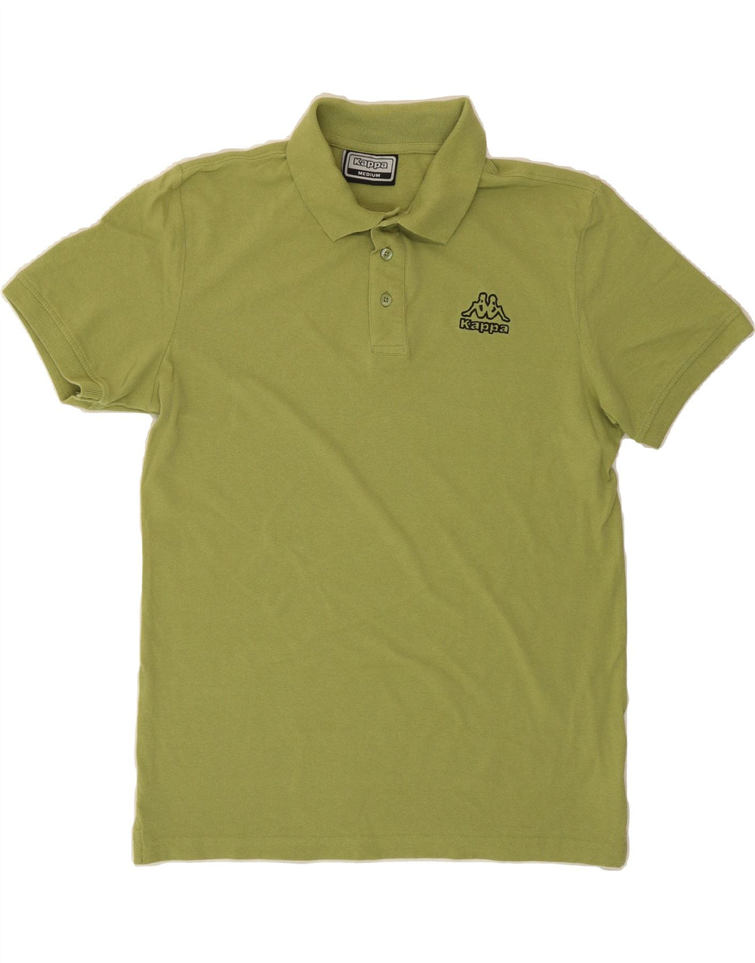 KAPPA Mens Polo Shirt Medium Green Cotton Vintage Kappa and Second-Hand Kappa from Messina Hembry 