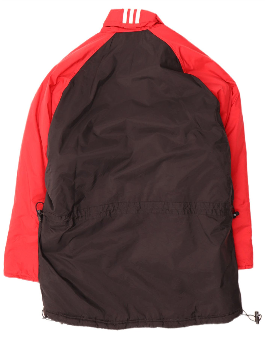 ADIDAS Herre Loose Fit Polstret Frakke UK 40/42 Medium Black Colourblock