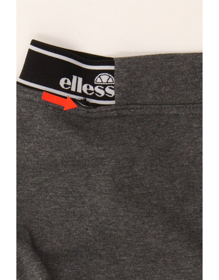 ELLESSE Womens Graphic Tracksuit Trousers UK 16 Large  Grey Polyester Vintage Ellesse and Second-Hand Ellesse from Messina Hembry 