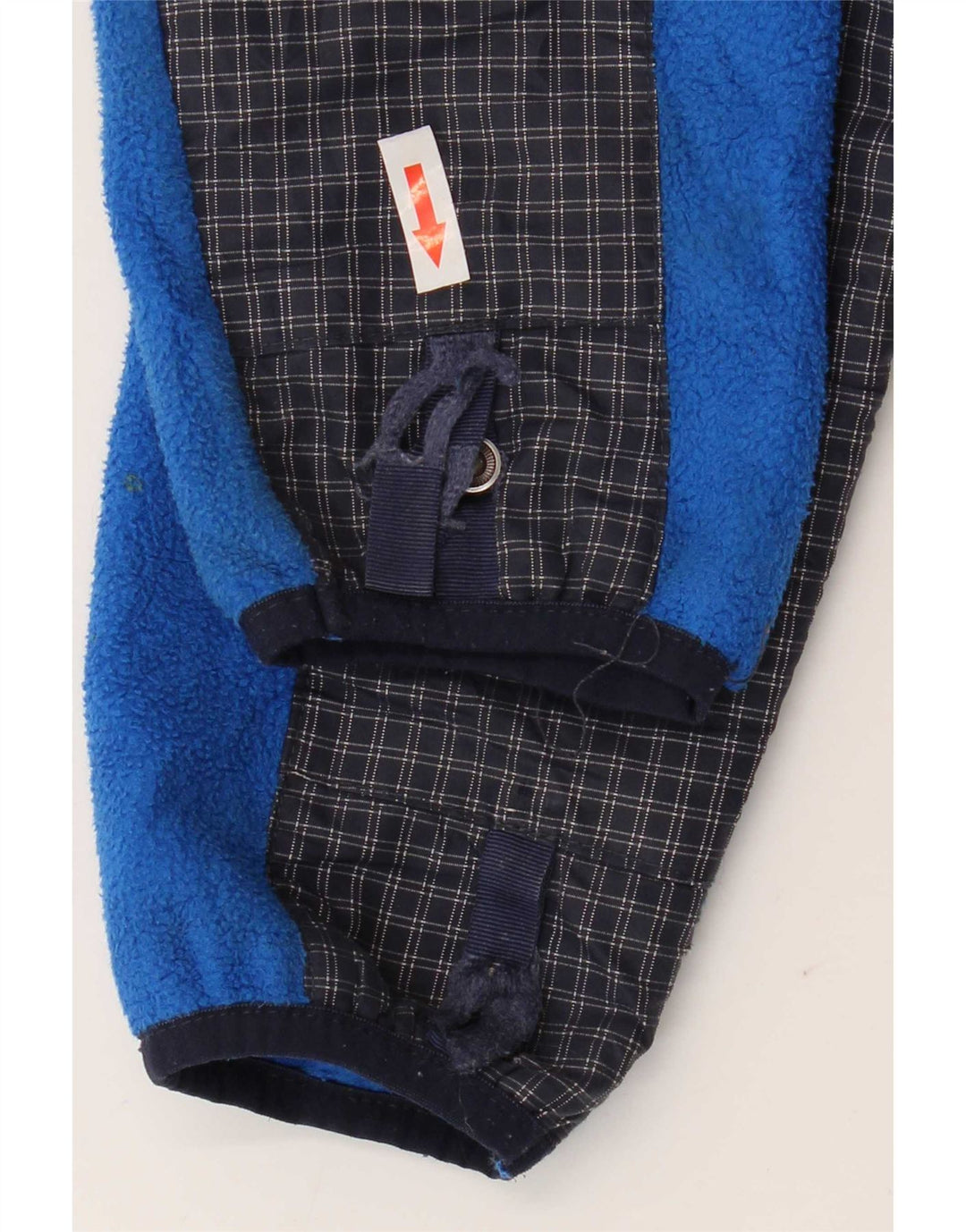 The North Face Boys Hættejakke i fleece 10-11 år Medium Blue Check