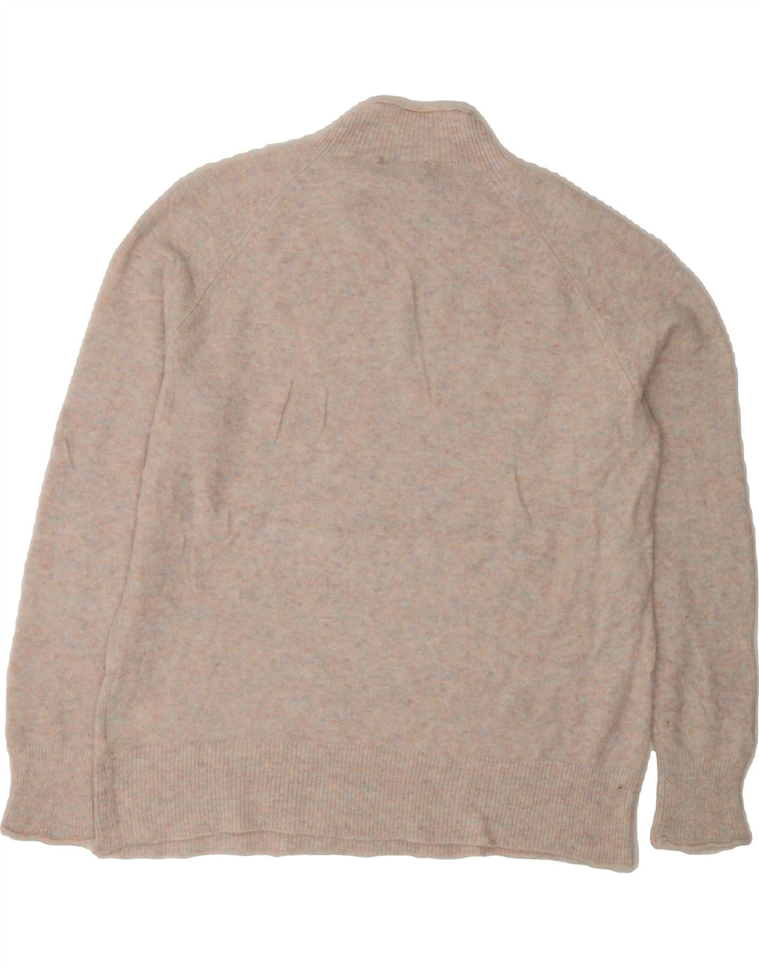 J. CREW Womens Turtle Neck Jumper Sweater UK 14 Medium Pink Flecked Vintage J. Crew and Second-Hand J. Crew from Messina Hembry 