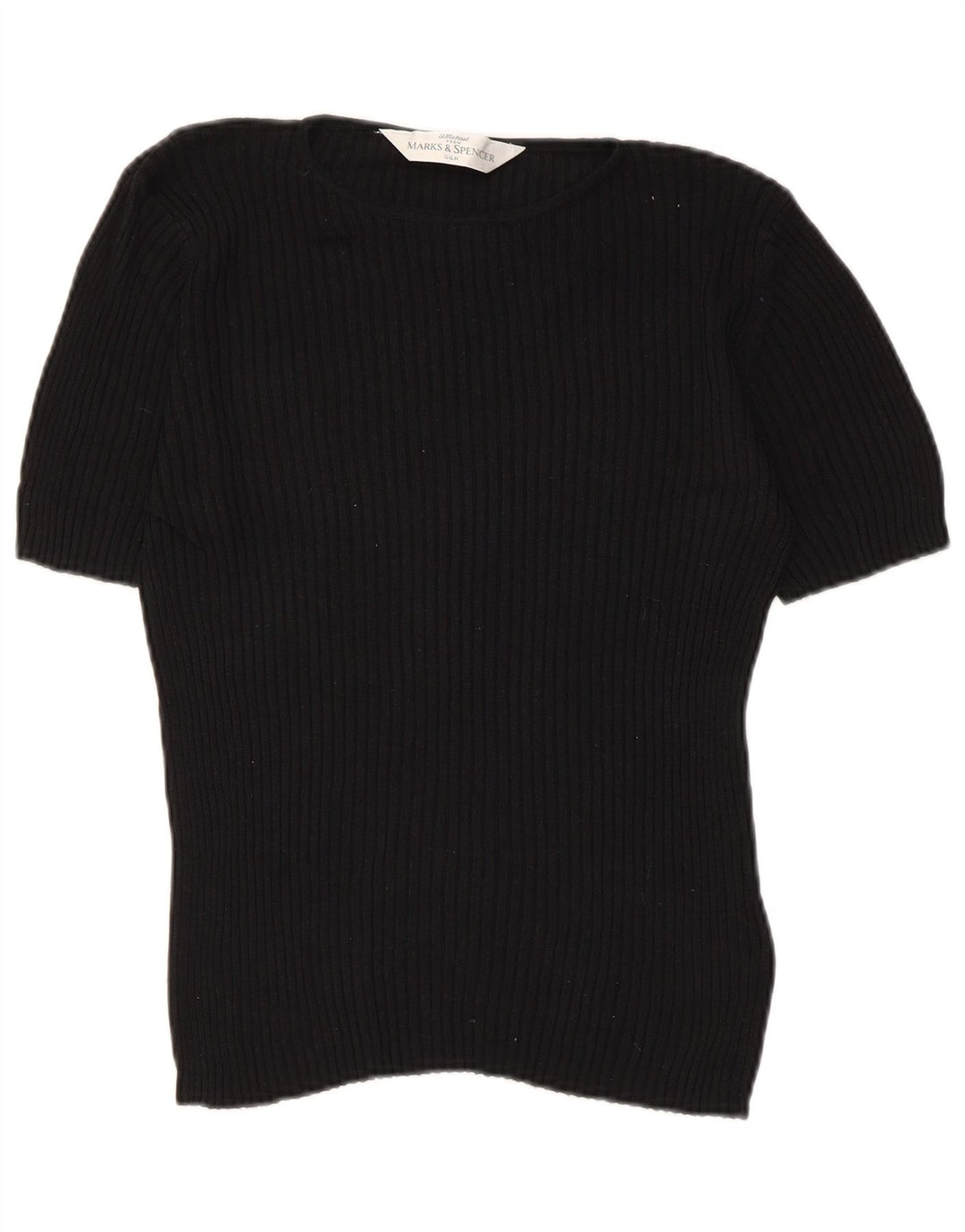 Marks & Spencer Damebluse Top UK 12 Medium Sort Silke