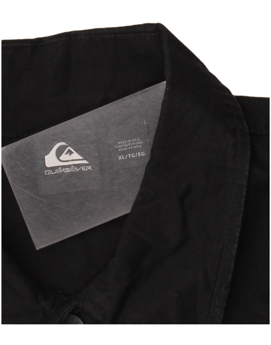 Quiksilver Herre denimjakke UK 42 XL Sort Bomuld