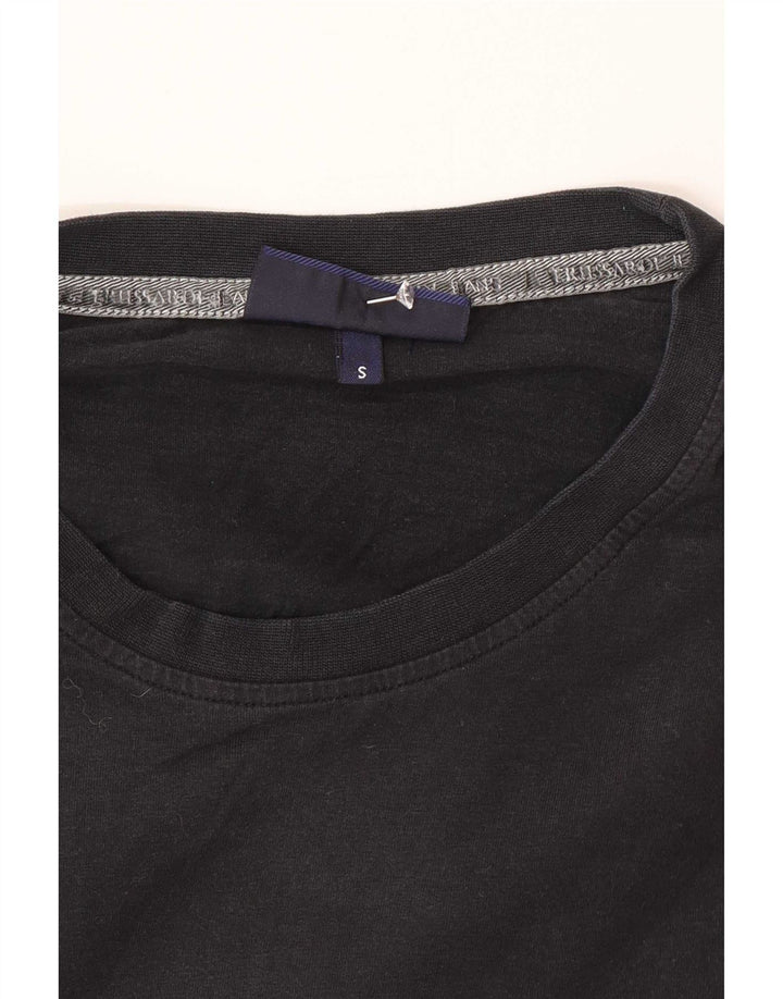 Trussardi Jeans Herre Grafisk Top Langærmet Lille Sort