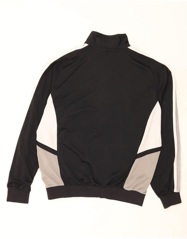 Champion Mens Tracksuit Top Jacket 2XL Black Colourblock Polyester