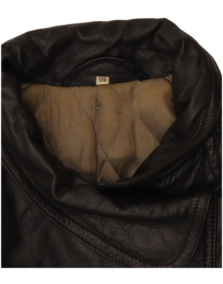 Vintage dame læderjakke IT 46 Large Black