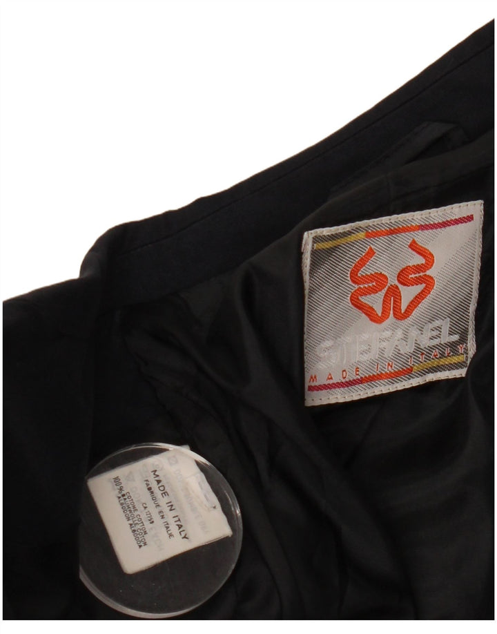 Stefanel Herre 2-knaps blazerjakke UK 38 Mellem marineblå bomuld