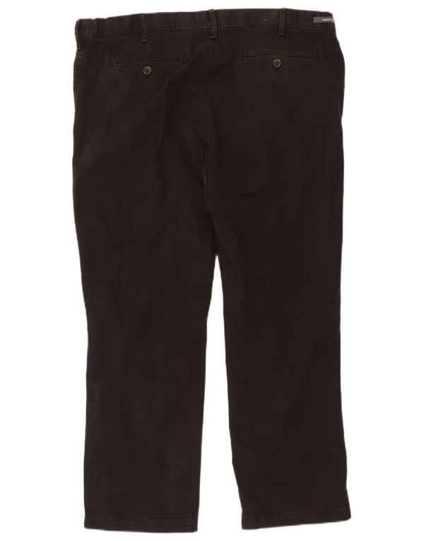 Marks & Spencer Herre Tapered Chino Bukser W42 L29 Sort Bomuld
