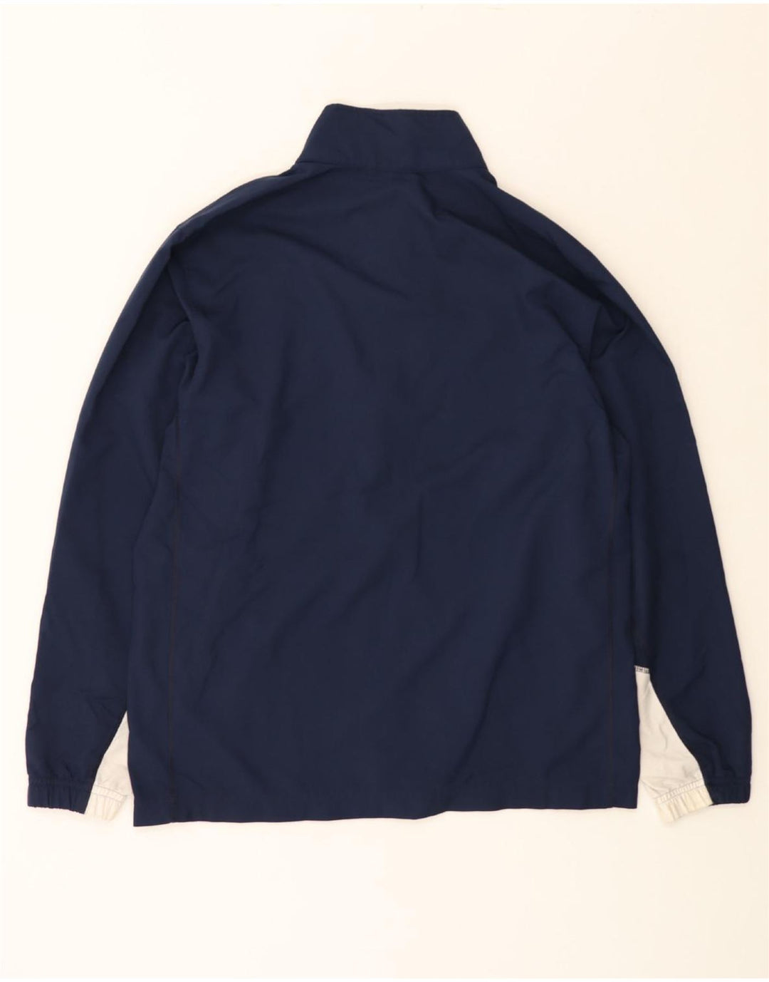 NIKE Mens Dri Fit Graphic Tracksuit Top Jacket Large Navy Blue Polyester Vintage Nike and Second-Hand Nike from Messina Hembry 