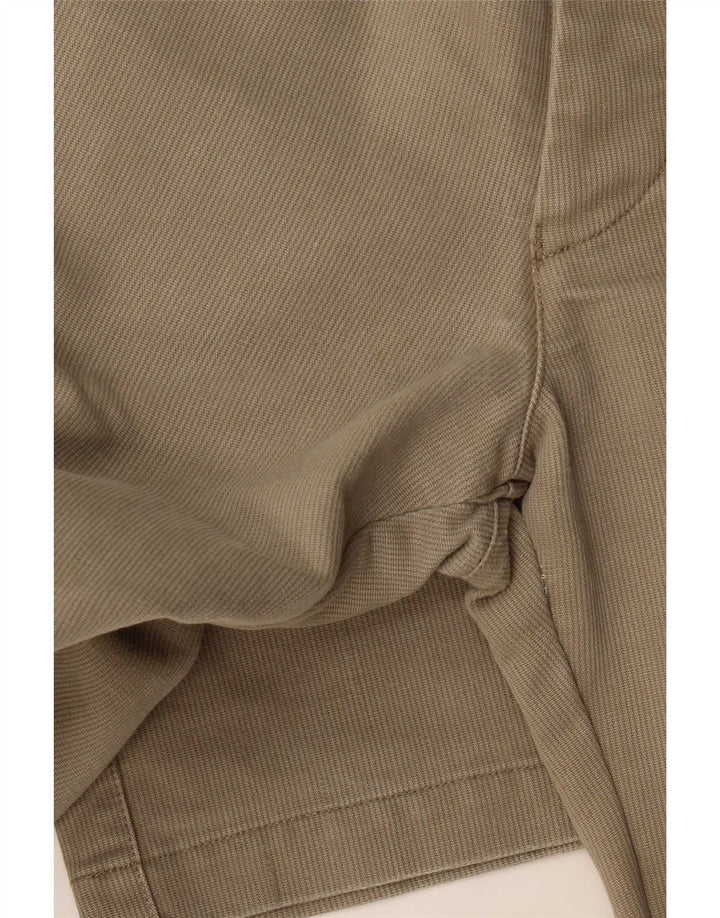 Rifle Herre Straight Cargo Bukser W38 L34 Beige Bomuld