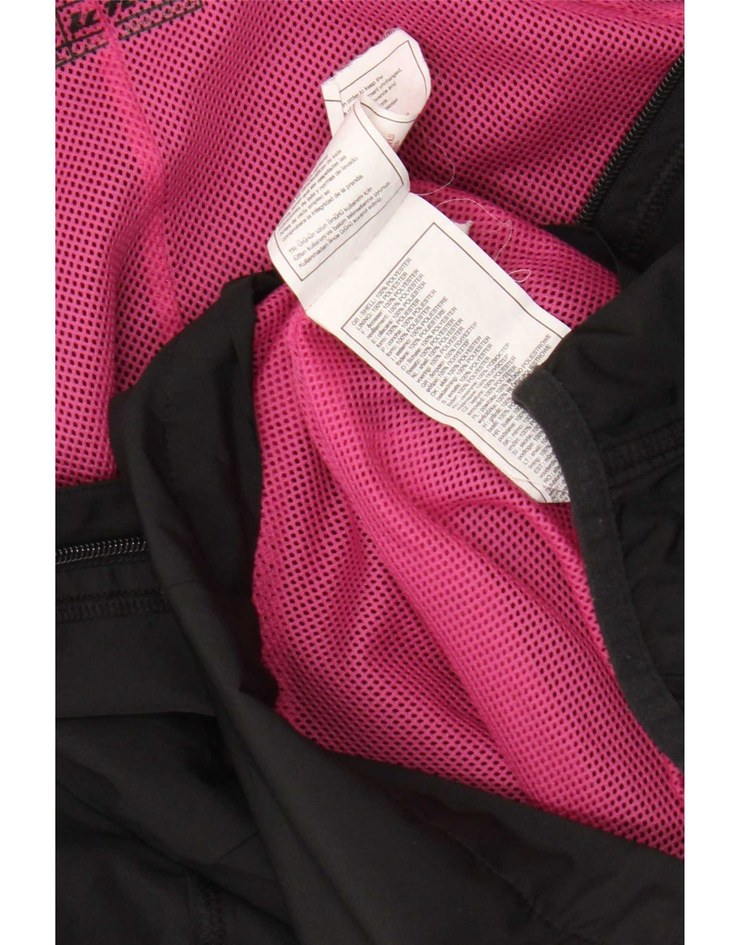 Lotto Dame Hætte Regnjakke UK 18 XL Sort Polyester