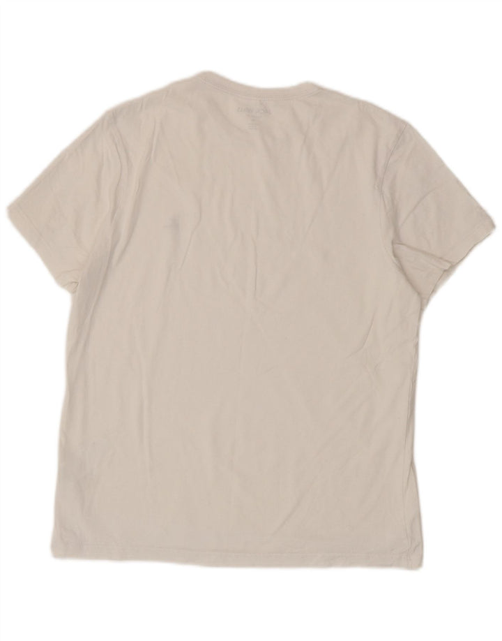 Jack Wills Herre Classic Fit T-shirt Top Medium White Bomuld