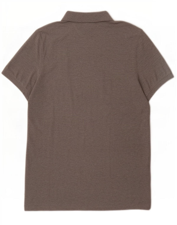 Tommy Hilfiger Herre Slim Fit Polo Shirt 2XL Grå Bomuld